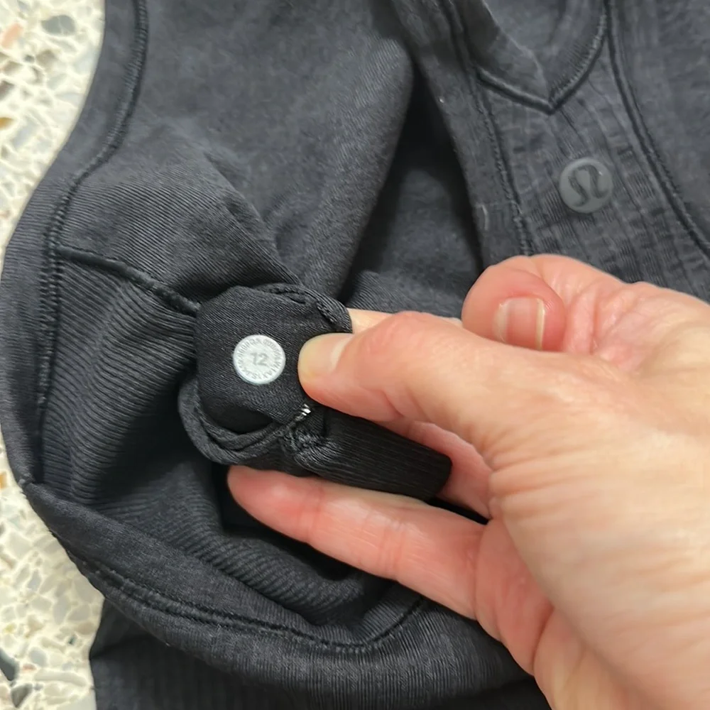 Lululemon black Ebb to Street racerback ribbed tank 12_6